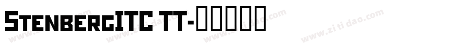 StenbergITC TT字体转换